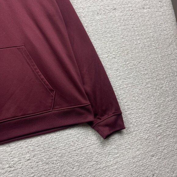 Y2K O'Neill Hoodie Mens Skater Sweatshirt Jacket Burgundy Red Sz L Embroidery - Picture 4 of 11